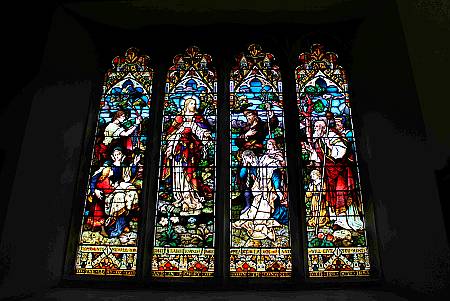 Cranborne - Detail of ~Stained Glass